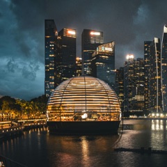 SCI-FM workshop banner, Singapore skyline